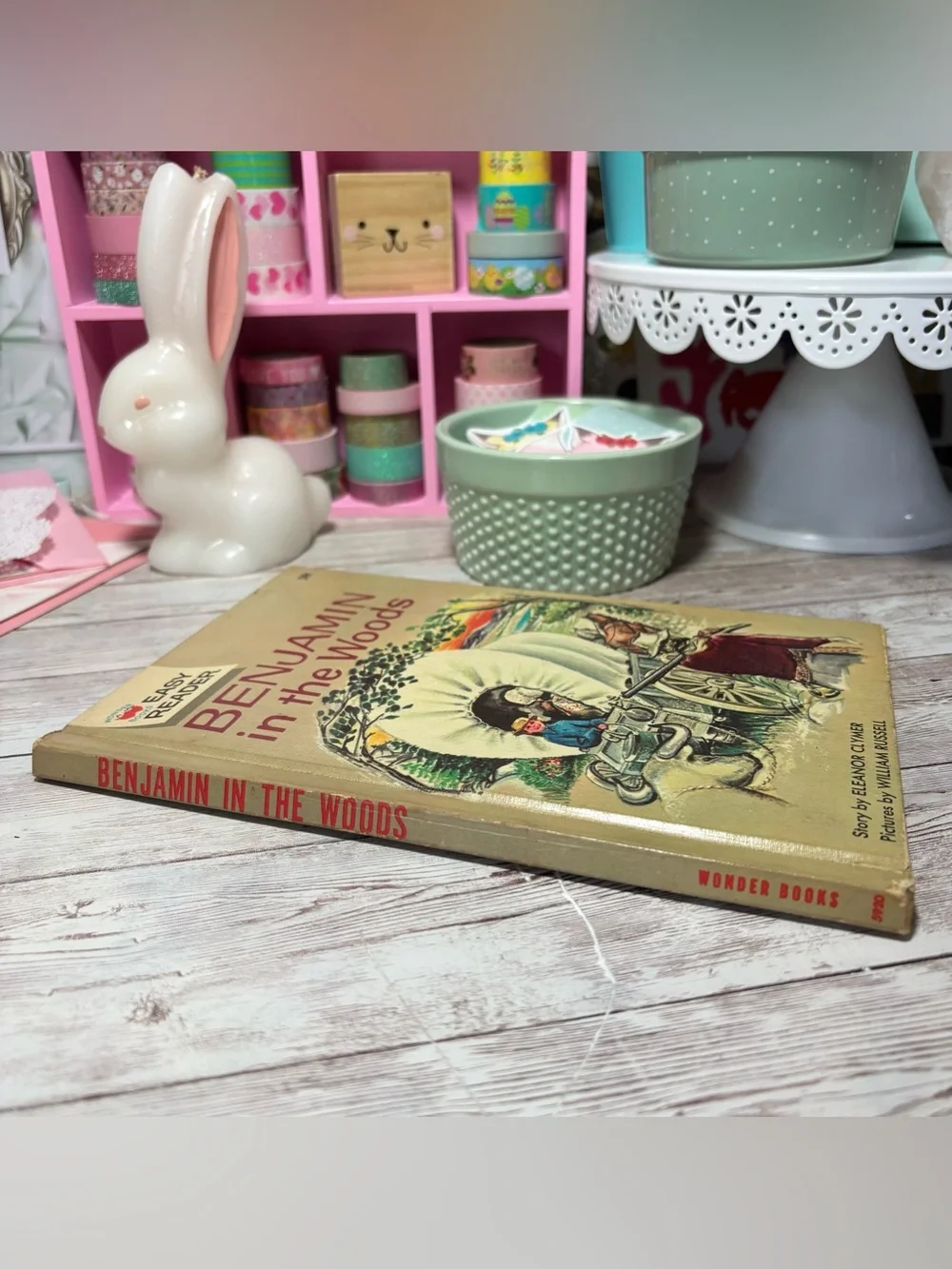 Vintage 1962 Benjamin In The Woods HC Wonder Books Easy Reader By Eleanor Clymer